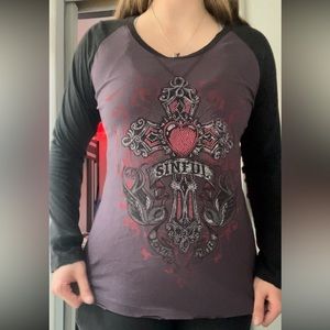 Sinful affliction y2k top read description